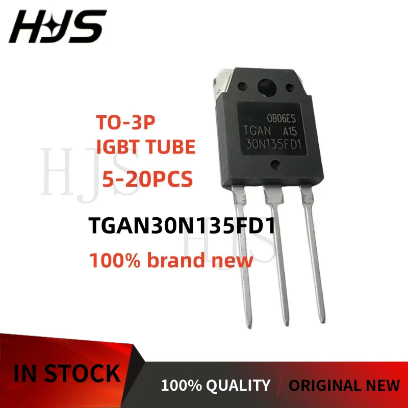 5-10-20PCS TO-3P TGAN30N135FD1 30N135FD1 IGBT transistor for Induction cooker Best Quality