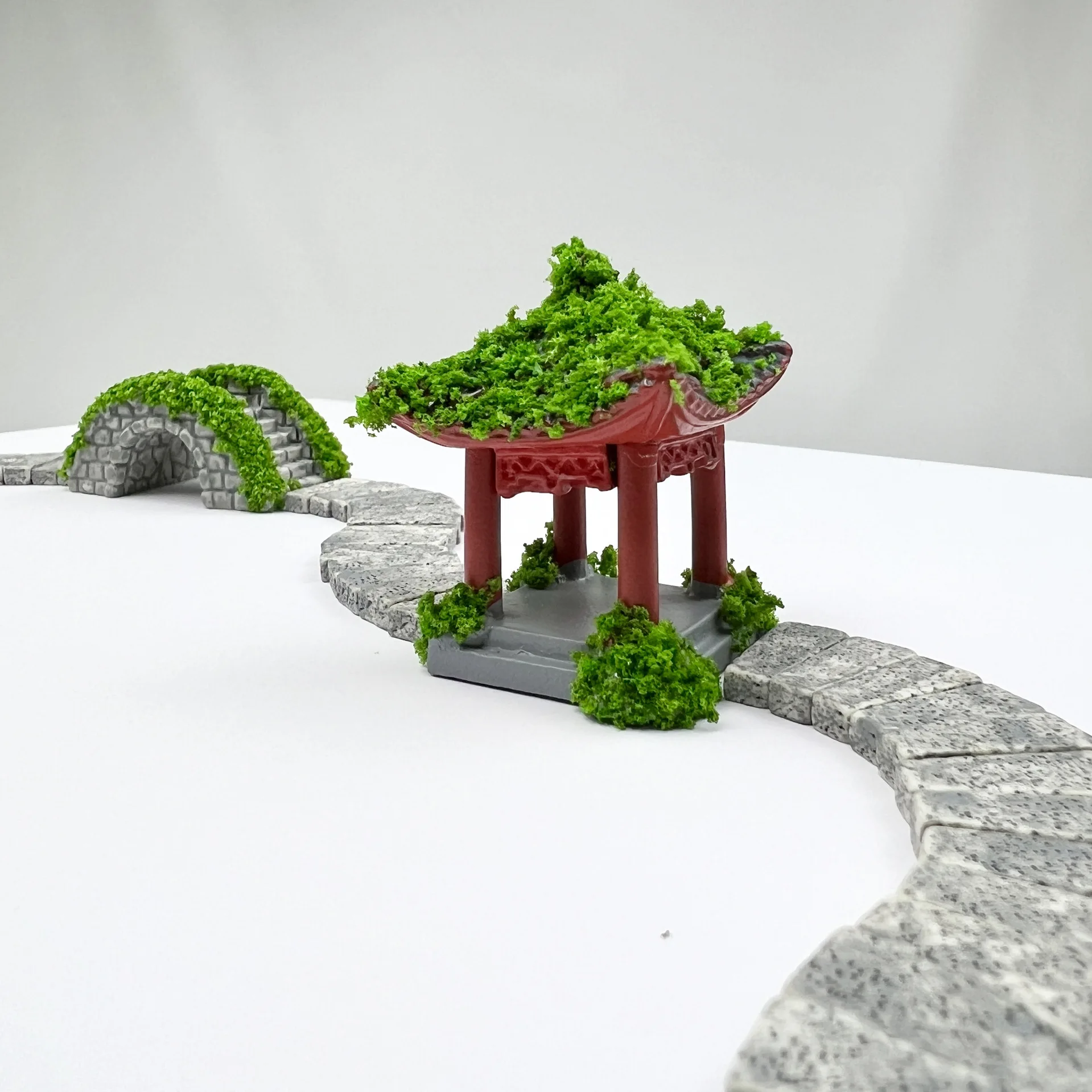 Scene Model Slate Stone Step Path Simulation Mini Stepping Stone Architectural Sandbox Path Micro-reduced Slate Model