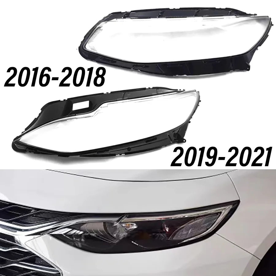 

Wooeight 1Pc Transparent Lampshade Cover Lamp Shade Front Headlight Lens Shell Cover For Chevrolet Malibu XL 2016-2018 2019-2022