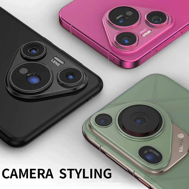 For Huawei Pura 70 Aluminum Alloy Camera Lens Protectors Camera Case For Huawei Pura 70 Pura70 6.6'' 5G 2024 Protection Film