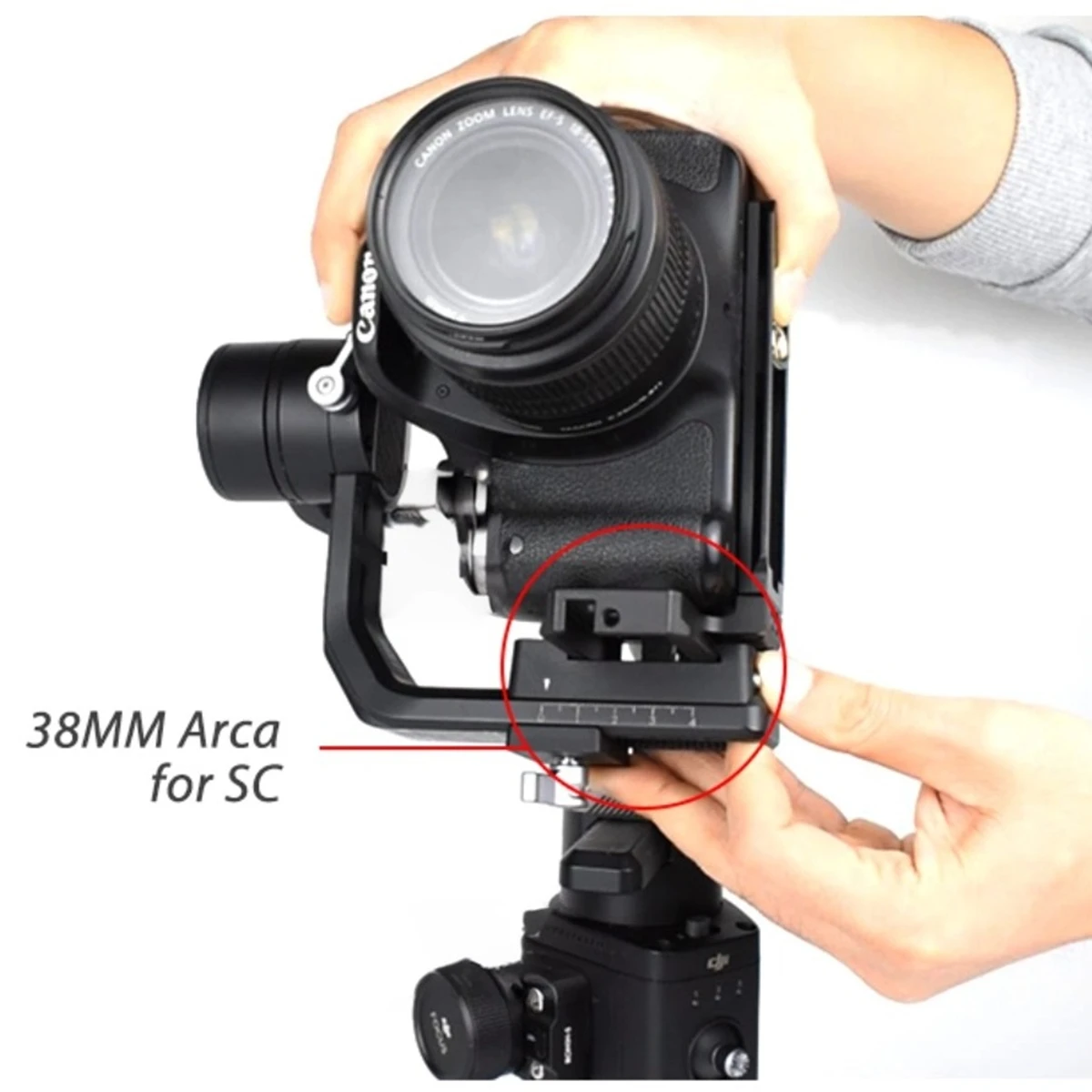 Ronin SC Lブラケットマウント垂直撮影プレート（DSLRカメラ、DJI