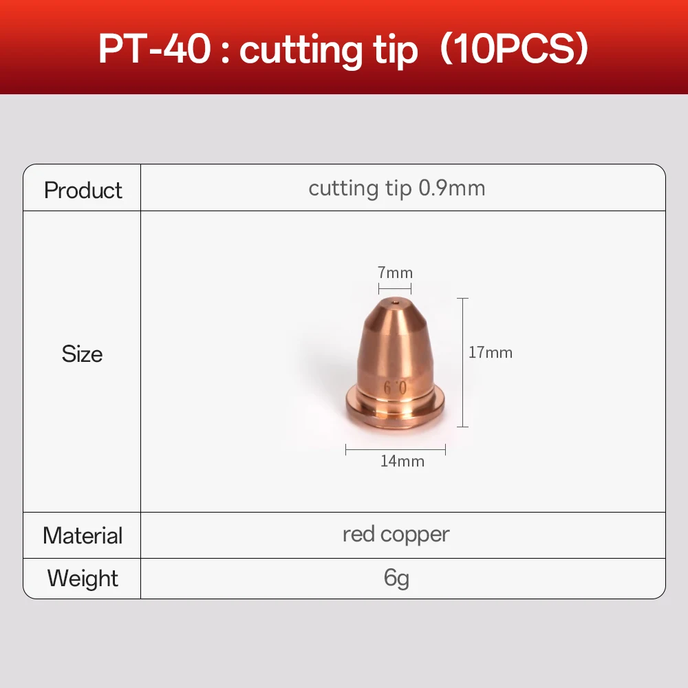 Imagem -03 - Andeli-plasma Corte Tocha Acessórios Pontas do Bico Eletrodo Consumíveis Kit Pt40 Cut55