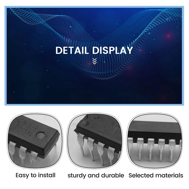 ●40Pcs 74HCxx + 74LSxx Series Logic IC Assortment Kit, Digital Integrated Chip(20Pcs 74HCxx+20Pcs 74LSxx)