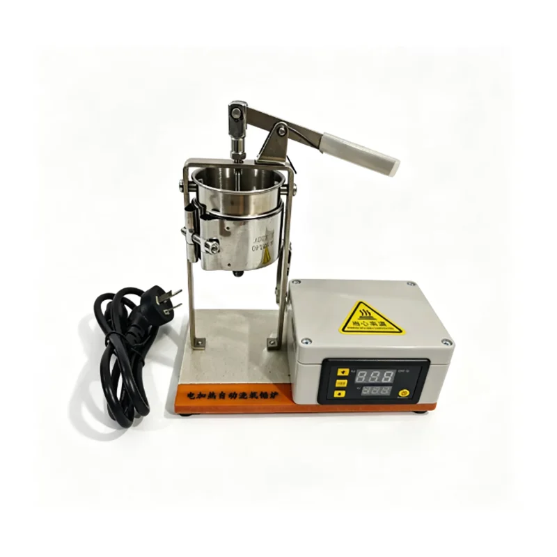 Automatic Feeding and Pressing Lead and Tin Molding for Casting Furnaces with Electric Heating