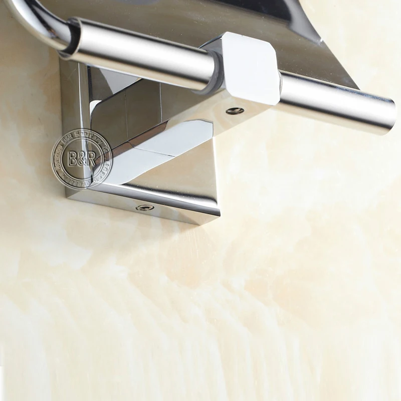 Toilet Paper Holder Concealed Roll Tissue Box 304 Stainless Steel Wall Mount Bathroom Accessories Chrome Polish BR-87011 image 3