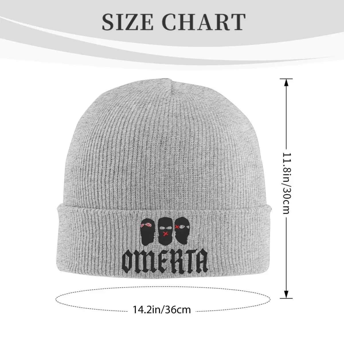 Omerta Hat Autumn Winter Beanies Warm Caps Unisex Skullcap