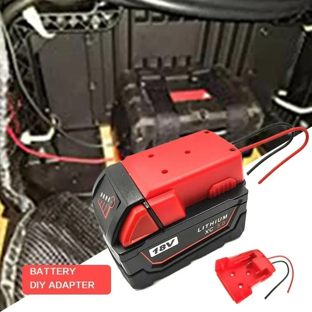 

For Soldering Converter Battery Adapter For 18V Tools Pratical 1x DIY Design From Form High Quality Portable Red