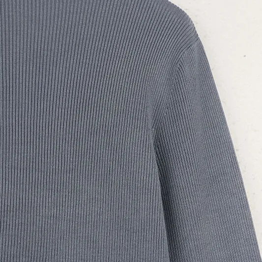 Sunine Home Jesień Zima Duży Rozmiar Damski Sweter Dzianinowy Długi Sweter z Wysokim Kołnierzem Elastyczny Sweter do Botków Europejski Styl Regul...