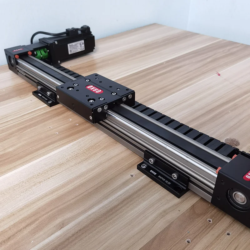 

QRXQ RXP45 High-Precision Linear CNC Slide Rail Synchronous Belt Linear Module with Bearing Servo Motor for 3D Printer