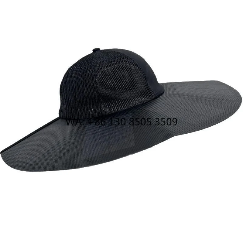 

Customized Solar-Powered Hat with Rechargeable Fan Power Bank Phone Holder for Adults Outdoor Fisherman Hat Sun Protection