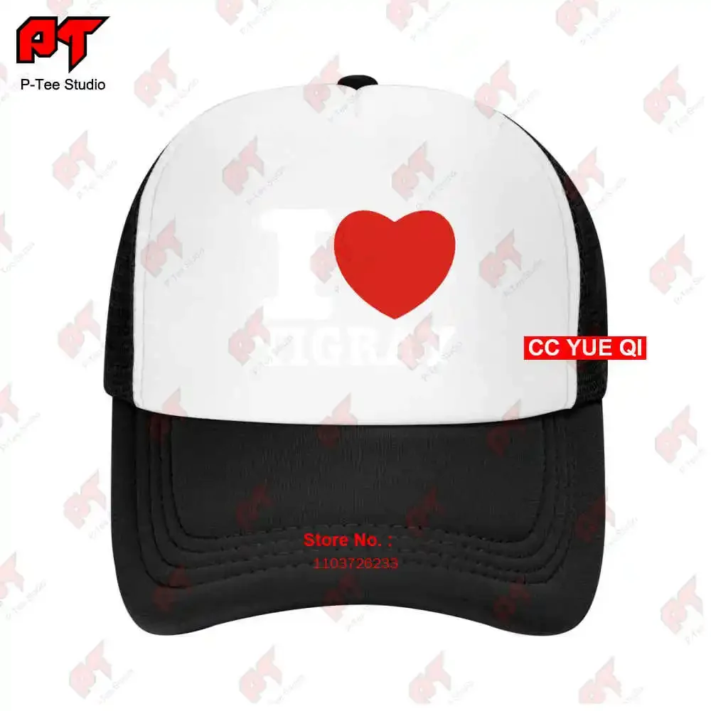 I Love Tigray Bold Font Baseball Caps Truck Cap YU5Q