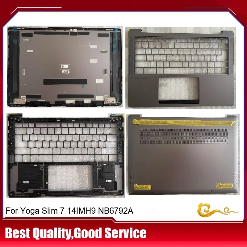 

Новый чехол для Lenovo YOGA SIim 7 14IMH9 YOGA Air 14 IMH9, задняя крышка ЖК-дисплея/верхняя крышка подставки для рук/нижний корпус, серый