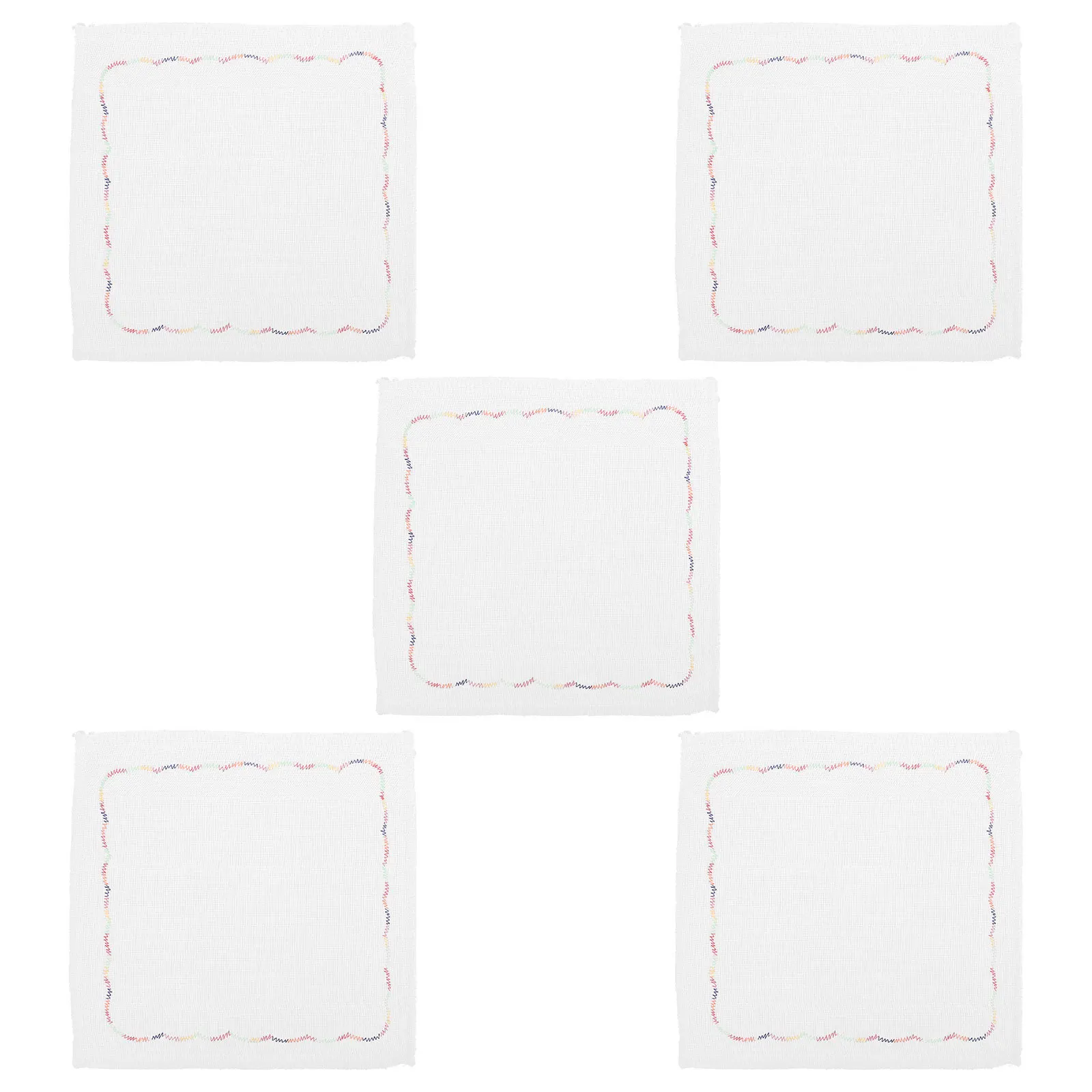 5 قطعة منشفة غسل الصحون المطبخ غسل القماش قابلة لإعادة الاستخدام لينة تنظيف المناشف لتنظيف الشحوم طبق القماش المطبخ مسح الخرق #4