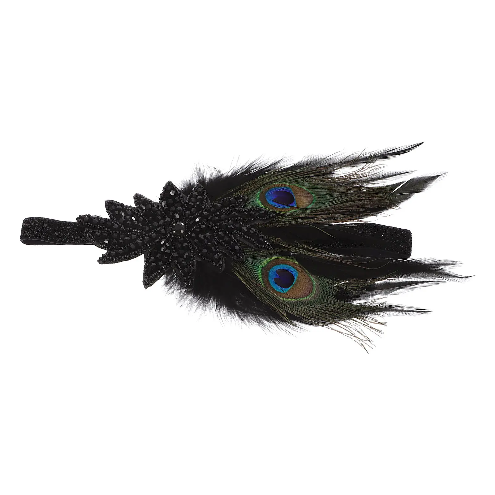 

Винтажная легкая мягкая эластичная повязка на голову для вечеринок, элегантный аксессуар для волос, праздничная повязка для волос