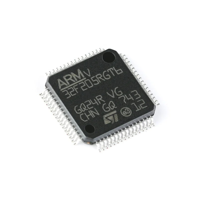 Original genuine STM32F205RGT6 LQFP-64 ARM Cortex-M3 32-bit microcontroller MCU