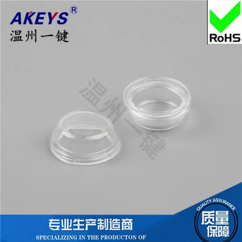 Hole 15mm round KCD Waterproof Cap Switch Waterproof Cap PVC Transparent Switch Cap Rocker Switch Waterproof Cap