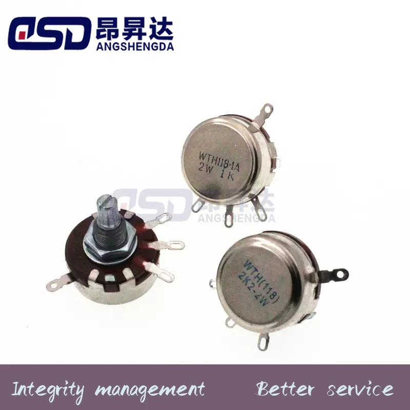 WTH118-1A 2W 1K/2K2/4K7/10K/22K/47K/100K/470K/1M Potentiometer