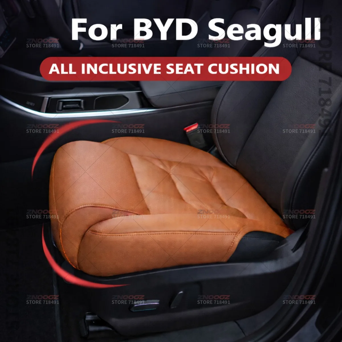 

For BYD Seagull Car Seat Leg Support Extension Seat Cover Memory Foam Extender Cushion Interior Accessories