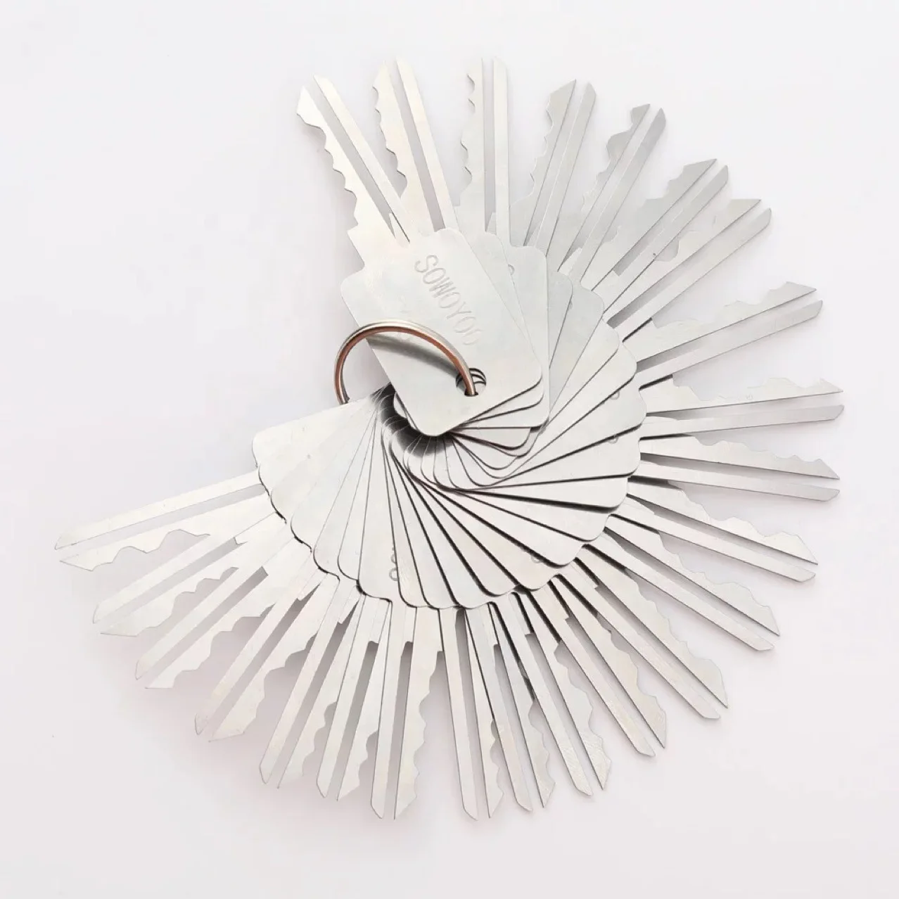 48 In 1 Locksmith Tools Lock Keys Set for Bull Head Lock for S Groove Lock For One Word Locks for PadLock Repairing Tools