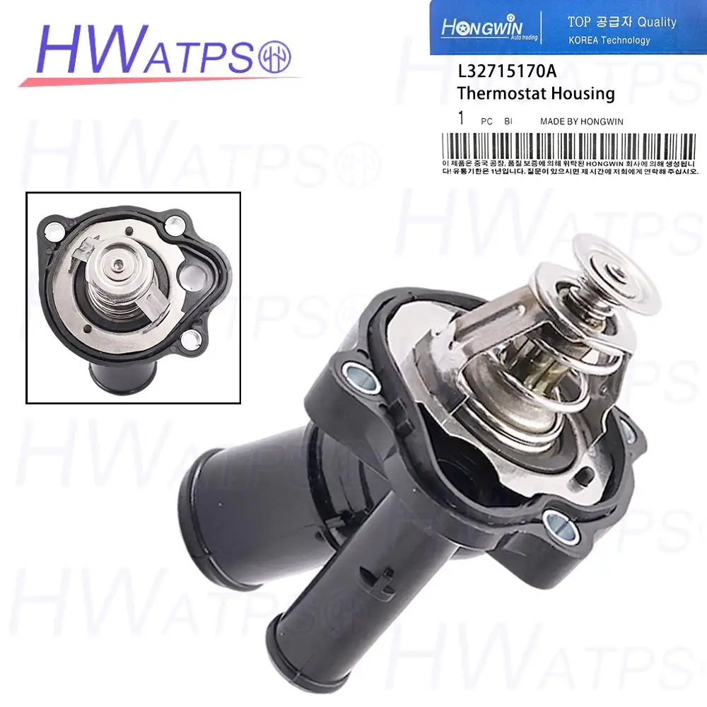 

L32715170A Engine Coolant Thermostat Housing L327-15-170 For Mazda 3 5 7 CX-7 2.0L 2.3L 2.5L Ford Focus 1.0L 2.0L 2.3L L33615170