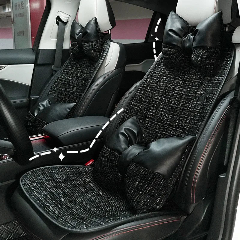 

Car Headrest Lumbar Pillow Small Fragrant Car Seat Cushion Four Seasons General Comfortable Non-slip Car Seat Cushion