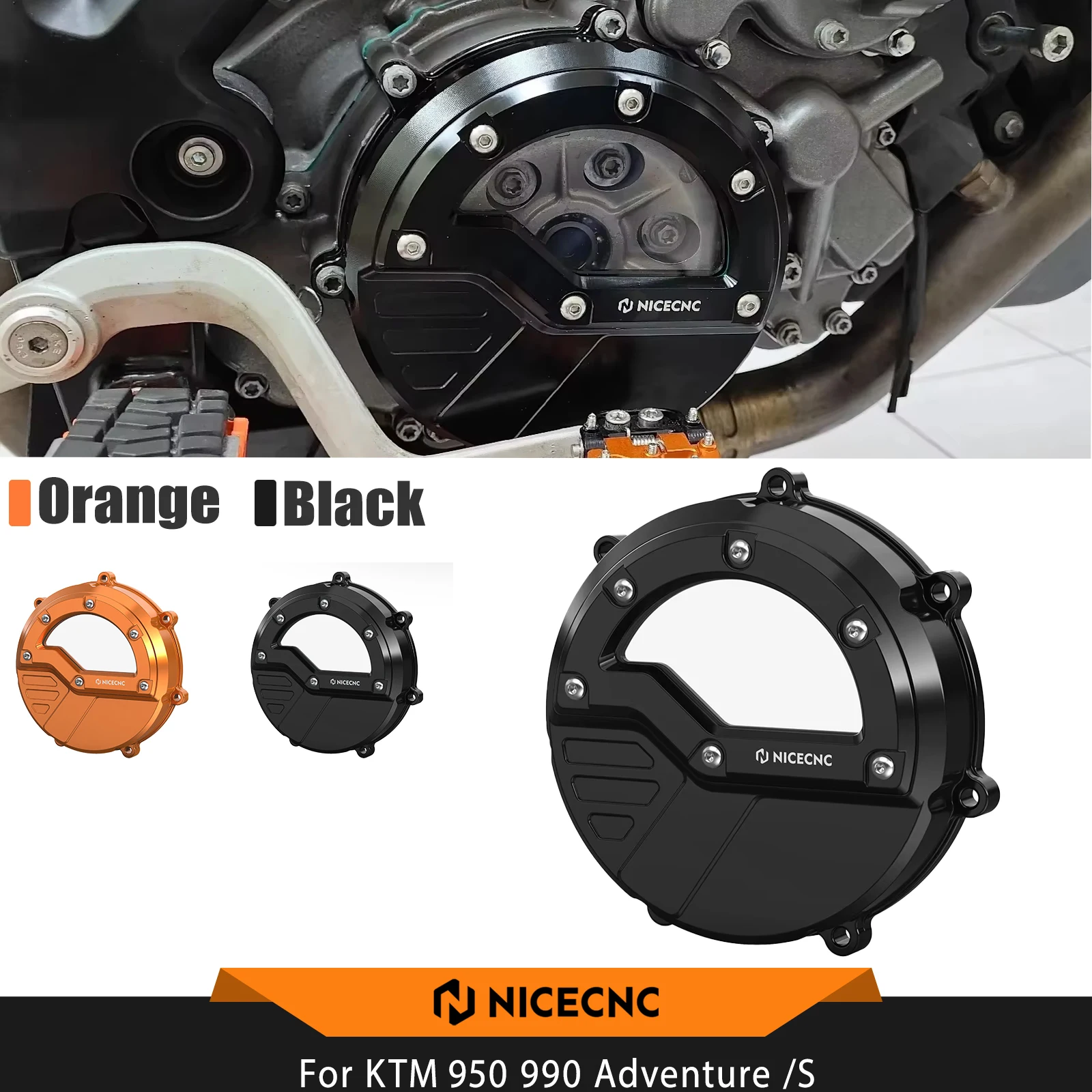 

NICECNC Transparent Clutch Cover For KTM 950 990 Adventure /S 990 LC8 Adventure 950 990 Supermoto 990 SMT /SMR 990 Super Duke /R