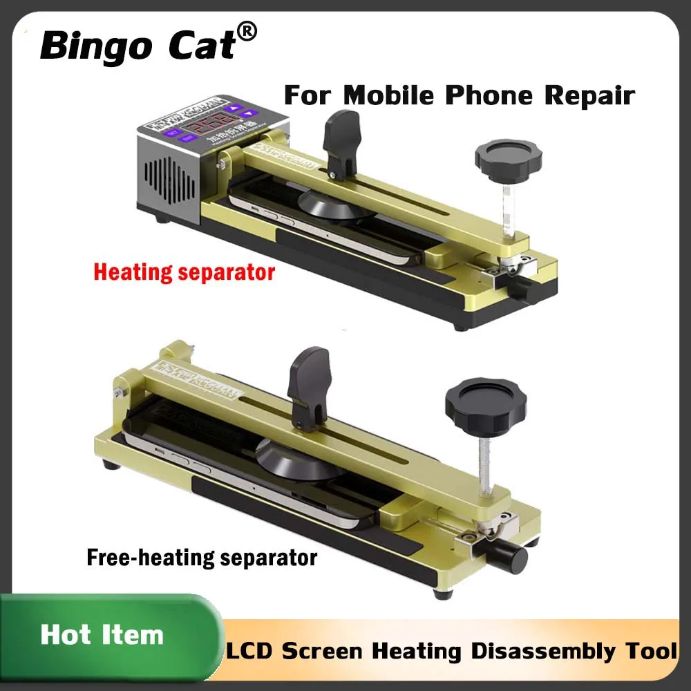 

Mobile Phone LCD Screen Heating Disassembly Opening Tools Fixture For iPhone Android Display Back Cover Separating Remove Tool