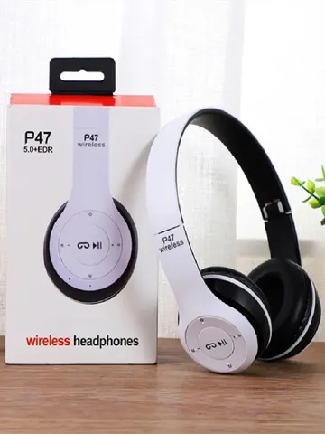 Stereo P47 Headset 5,0 Bluetooth Headset Falt serie Wireless Sportspiel Headset für iPhone Xiaomi