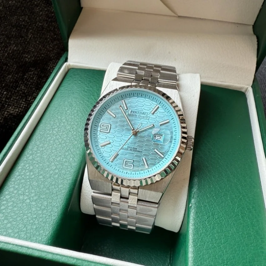 

Men's Stylish Fashion Round Quartz Watch Wristwatch - Ideal for Daily Wear, Parties, Valentine's Day, Easter, Christmas, New