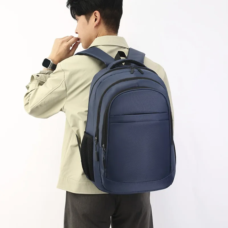Mochila masculina oxford à prova d'água, grande capacidade, bolsa para computador de negócios, lazer, viagem, escola, estudante