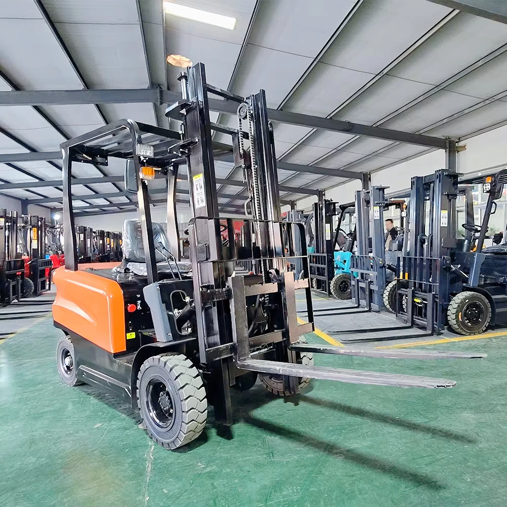中国新しい油圧スタック トラック小型フォークリフト パレット ジャック スタッカー 1 トン 1.5 トン 2 トン電動フォークリフト販売