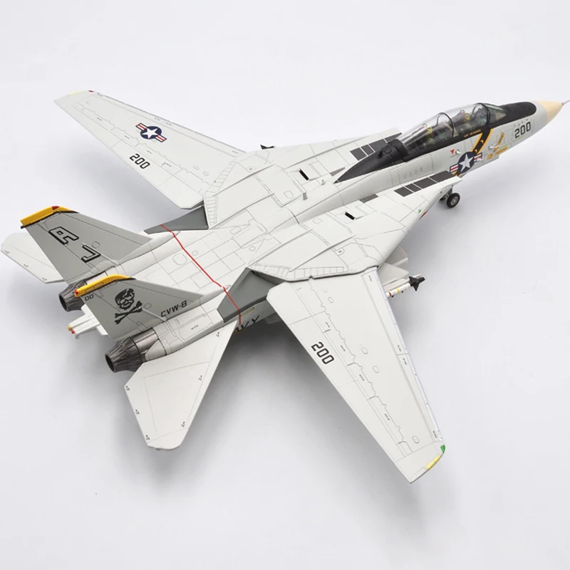 CW 1:72 Scale F-14A Tomcat Fighter F14 VF-84 Fighter Aircraft Model Diecast Alloy Classics Toys Souvenir Gifts Static Display