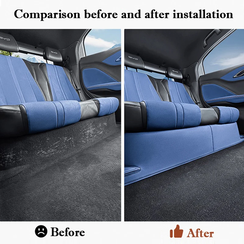 For BYD Seagull Dolphin Mini Surf Leather Second Row Seat Undercover anti kick Pad Rear Seat Protection mat Interior Accessories