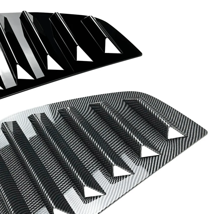 Glänzendes Schwarz/Carbon-Look, hintere Dreieck-Fenster-Spoiler-Bodykits für Volkswagen Golf 5 MK5 2003–2010 – Detail 3