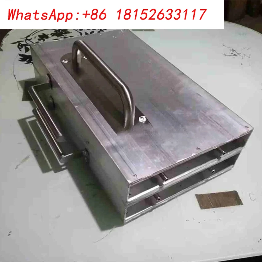 Máquina de Base de nido de prensa manual, molde de cera de abejas de enfriamiento por agua, máquina de base de cera de abejas, máquina de base de panal para apicultura MM