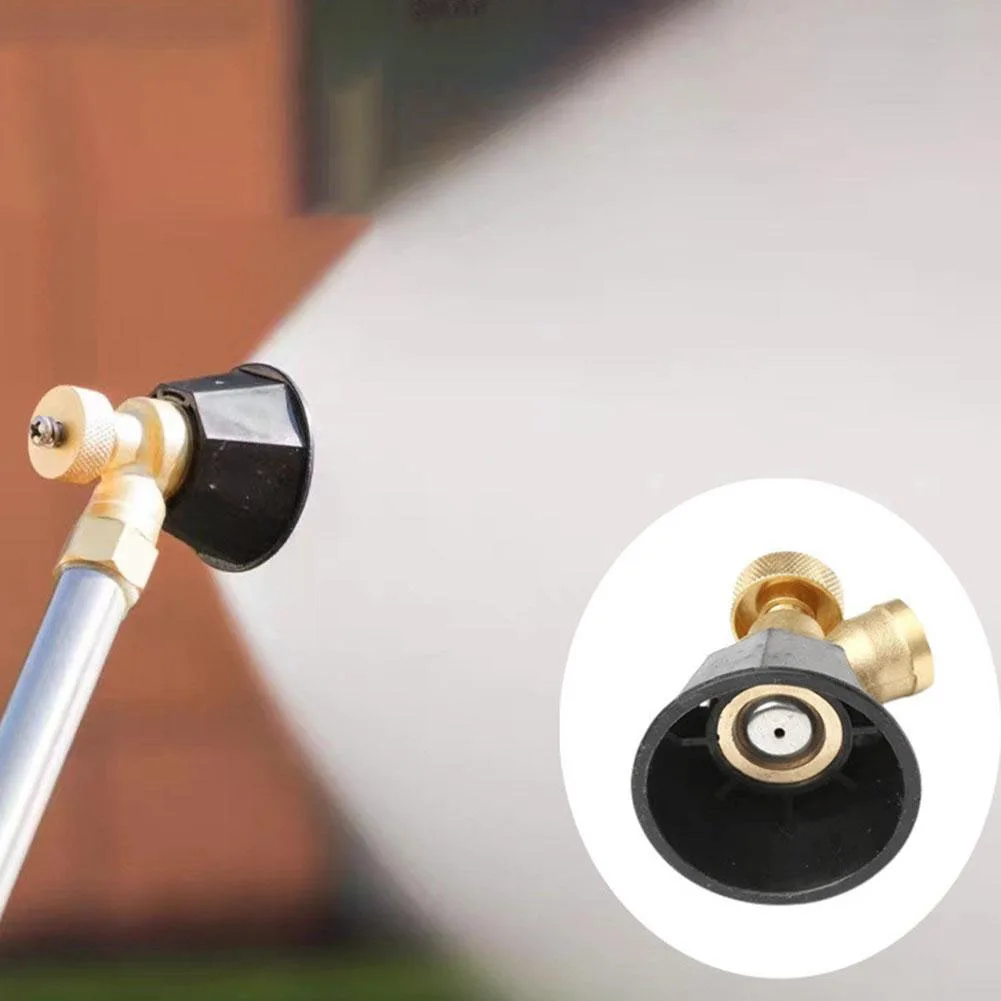 Garden Alloy Black Cyclone Nozzle 14*1.5 Thread Agricultural Atomization Adjustable Nozzle Agricultural Sprinkler Head