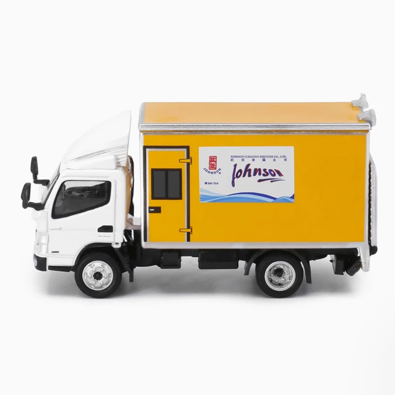 

Крошечный 1:76 Fuso Canter Van, модель автомобиля из сплава, статическая коллекция, украшенные праздничные подарки, игрушки