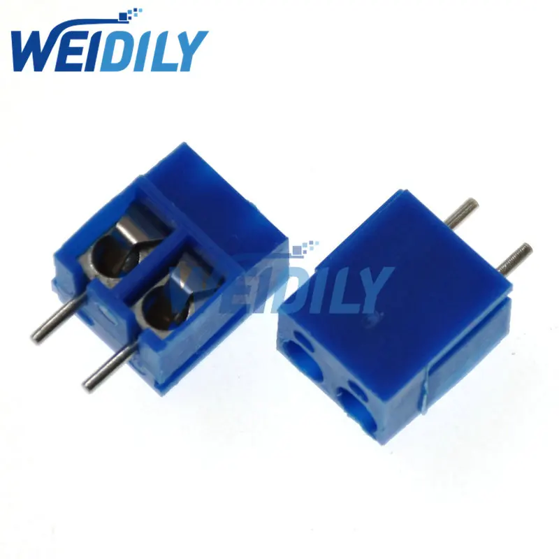 10PCS Terminals KF300-5.0-2P KF300-2P 250V 16A Screw 2Pin 5.0mm Straight Pin PCB Screw Terminal Block Connector 14-22AWG