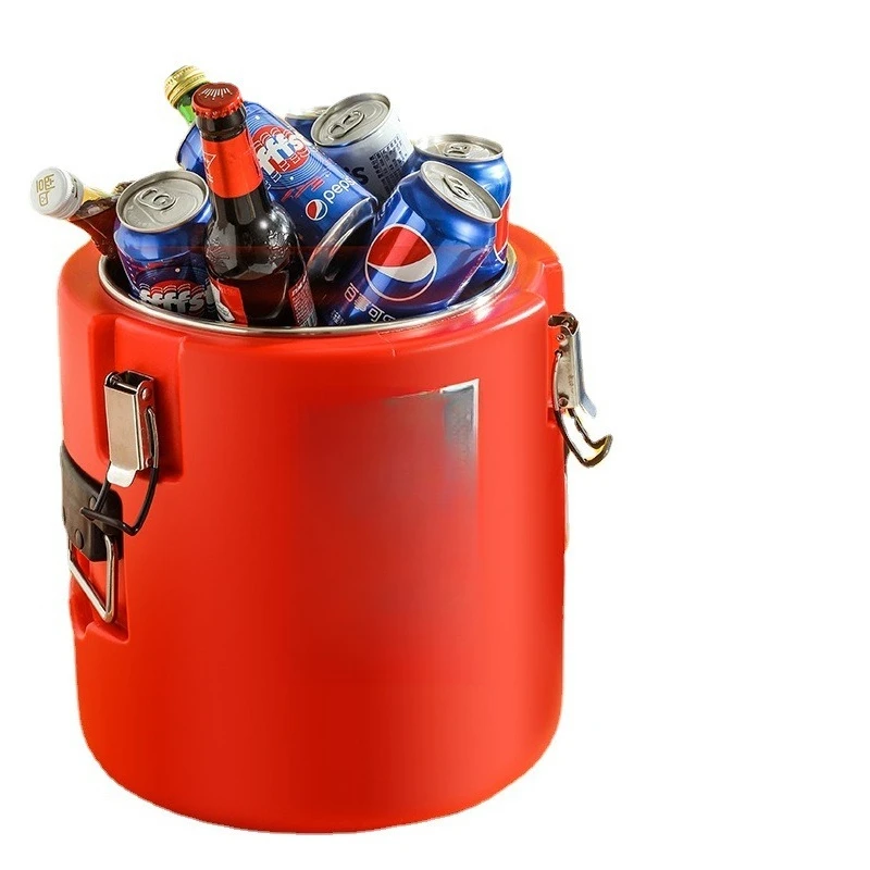

Stainless steel thermal insulation bucket Commercial milk bucket Special cold insulation bucket for large-capacity stalls