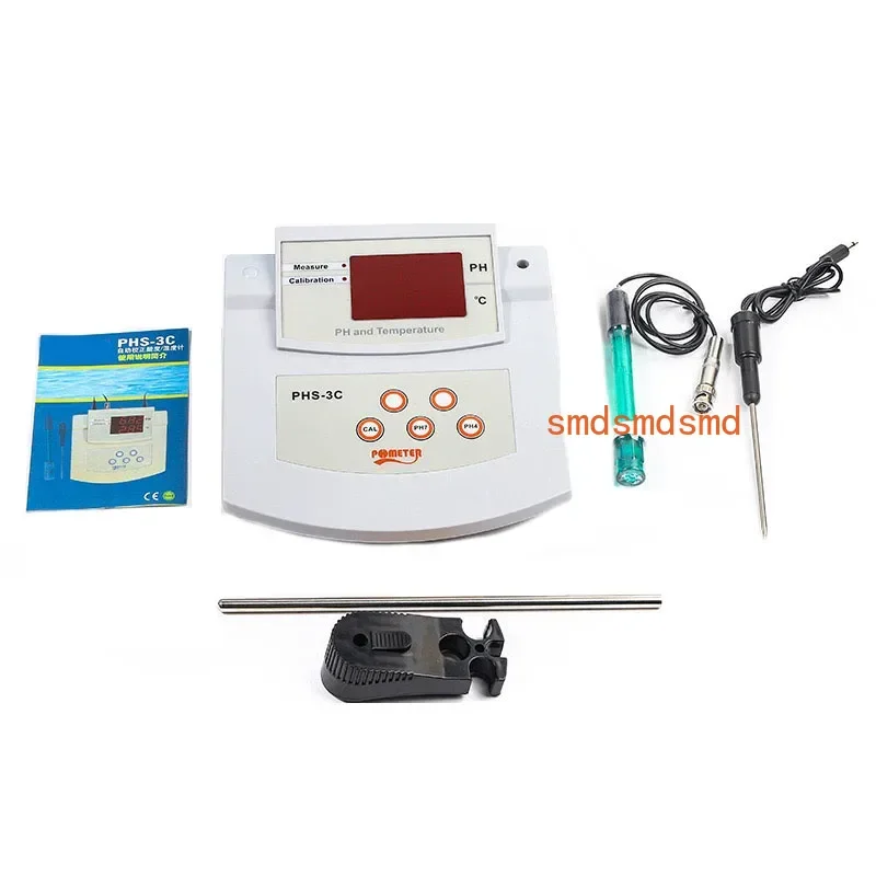 PHS-3C Benchtop High Accuracy Acidity Meter PH Test Pen PH Temperature Two-in-One Automatic Calibration Tester