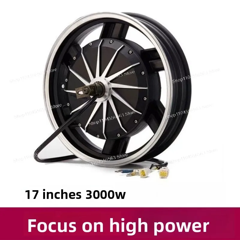 

17 Inch 3000W 72V Hub Motor Conversion Kit Electric Drive Motor Accessory For Motorcycle And Electric Scooter Refit Parts