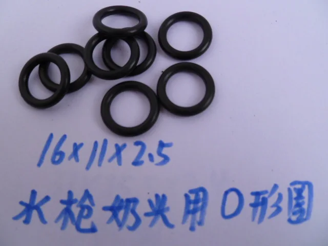 10pcs=1set Water gun nipple joint rubber seal seal o-ring leakproof seal 16 * 11 * 2.5