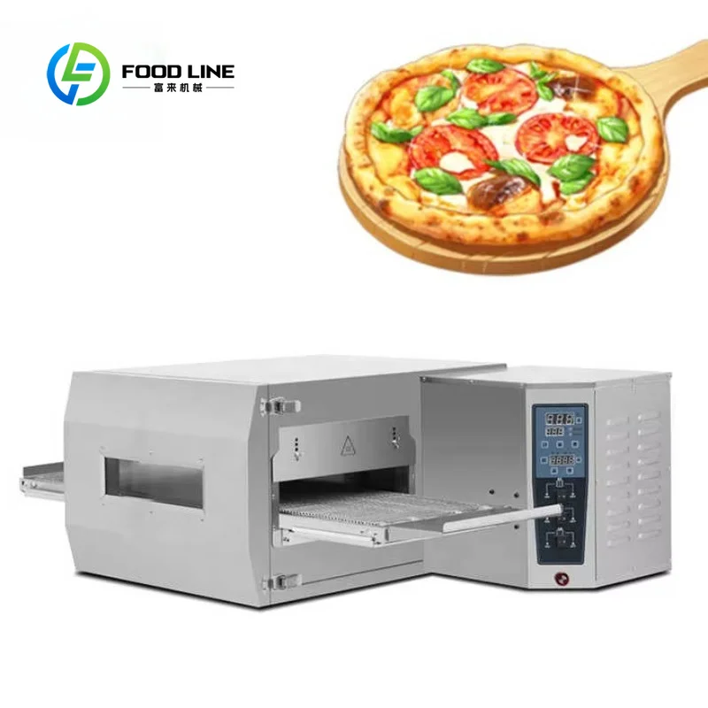 custom convection conveyor pizza oven 24 inch electric multi material baking function for food processing venue business buyers