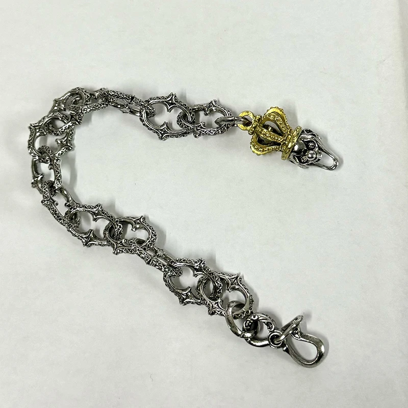Vintage Fashion Punk Rock Biker Men's Clown Bracelet Jewelry