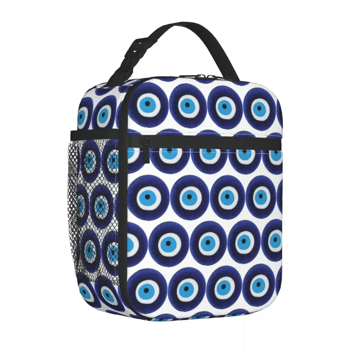 Nazar Evil Eye Protection Symbol Insulated Lunch Bag Large Lunch Container Cooler Bag Tote Lunch Box Office Picnic Men Women