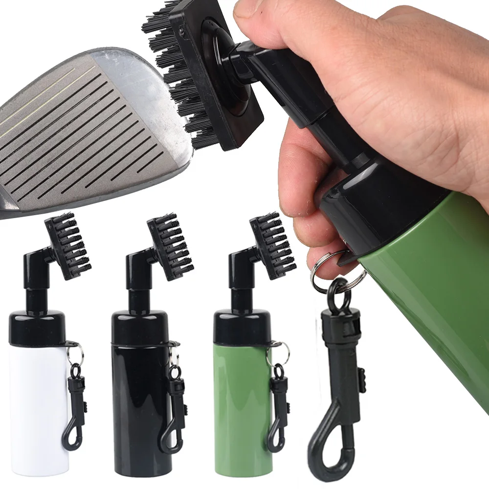 منظف نادي الجولف، أنبوب الأخدود، فرشاة نادي الجولف، فرشاة نادي الجولف مع زجاجة ضغط أنبوب خزان مانعة للتسرب لسهولة التنظيف