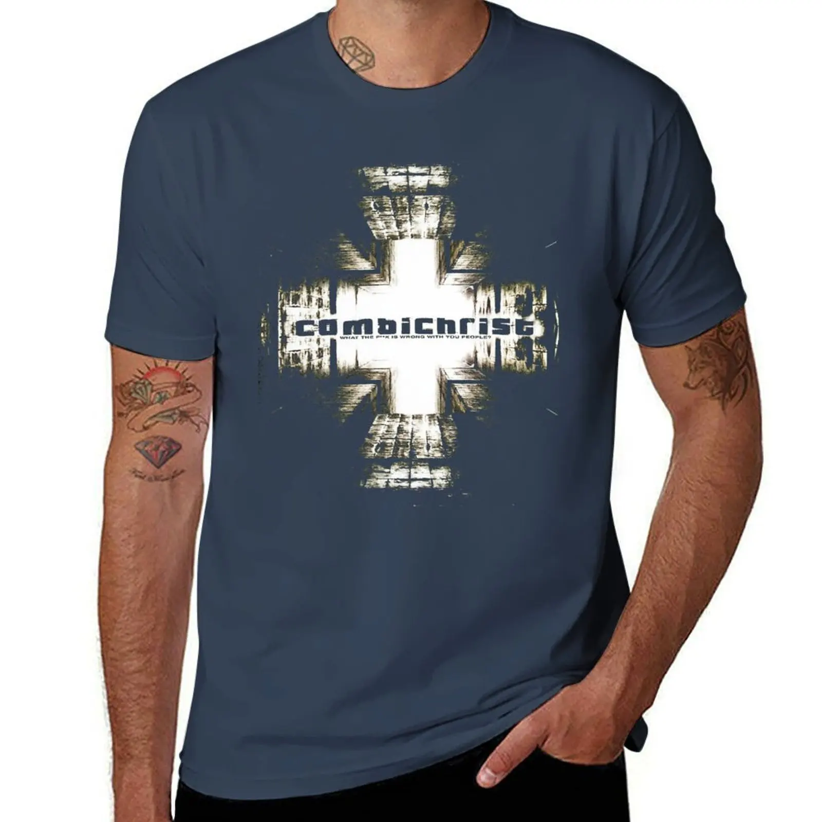 

Zengkibar04 Combichrist Tour 2016 T-Shirt Basic Crew Neck Short Sleeve Top