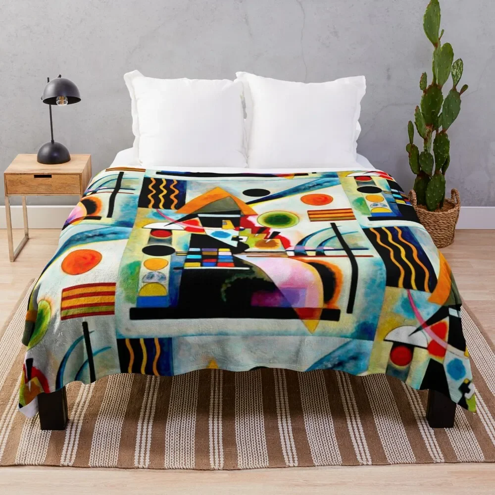 

Kandinsky - Swinging Throw Blanket For Baby For Decorative Sofa Plush anime Blankets