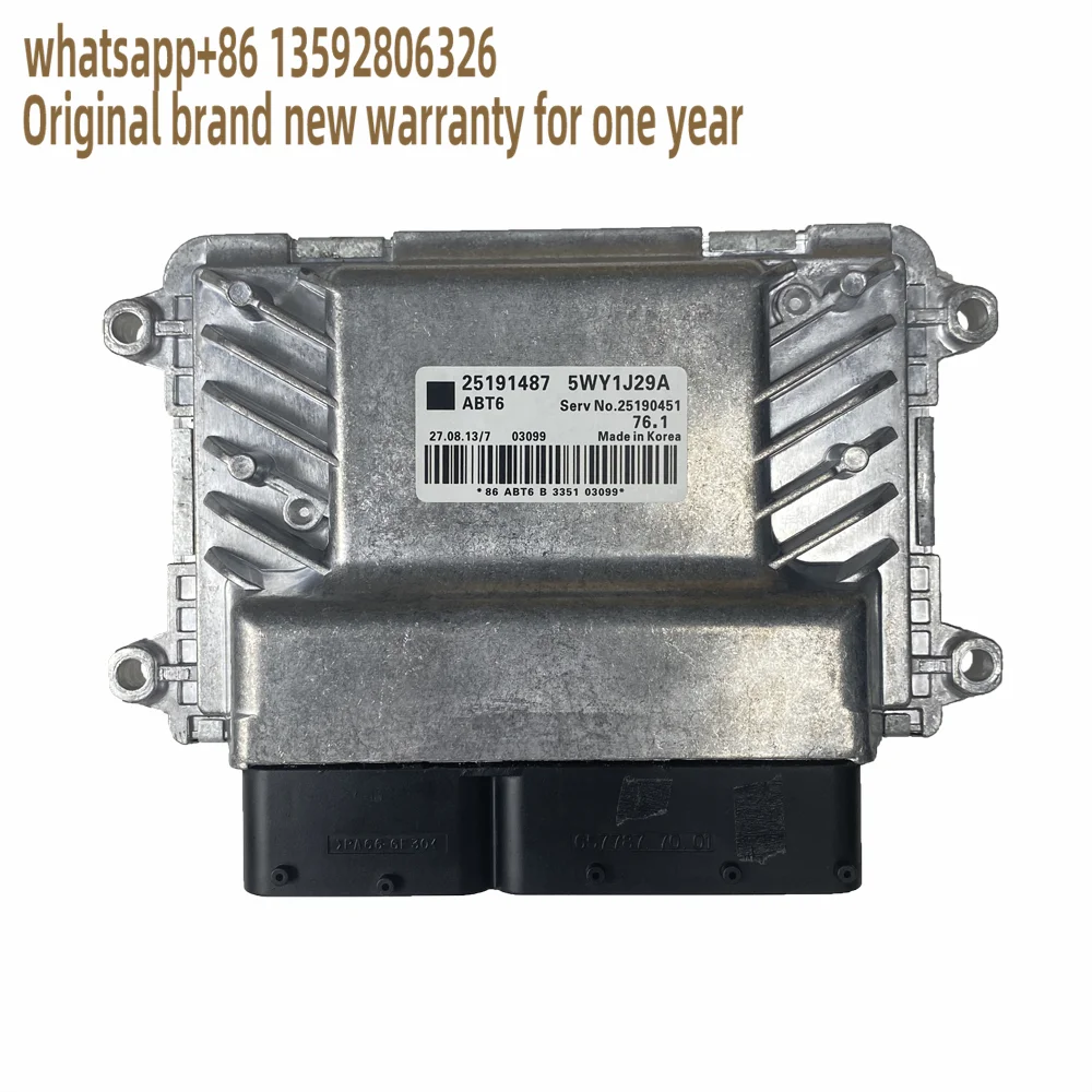 لوحة المحرك الأصلية 5wy1j29a Ecu لسيارة شيفروليه كروز 25191487 #3