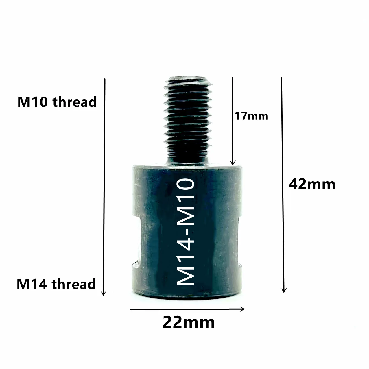 M14 adapter szlifierka kątowa M10 M14 5/8-11 \'\'konwerter gwintu Adapte Arbor złącze polerowanie na diamentowe wiertło koronowe frez